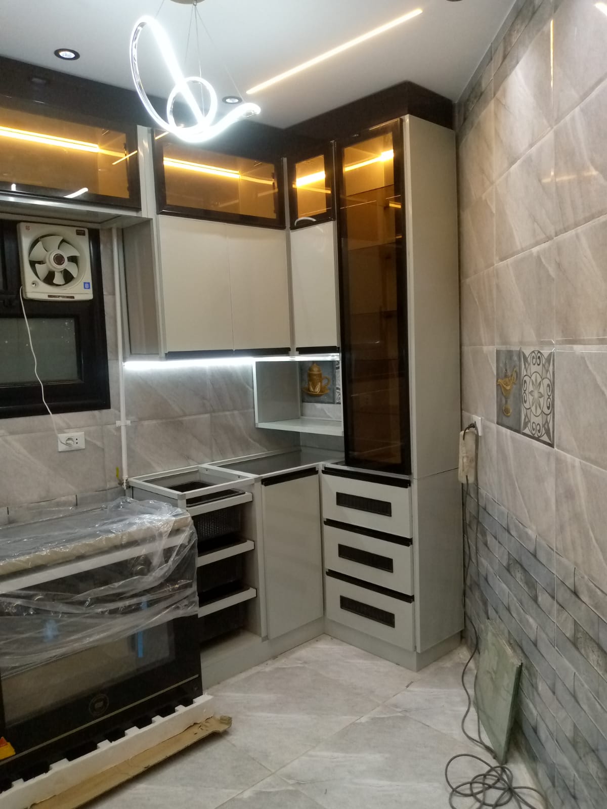 مطبخ ألومنيوم عصري 2